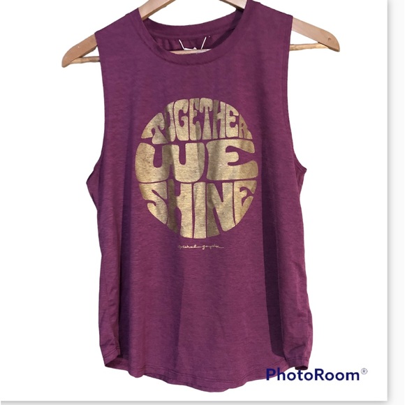 Peloton x spiritual gangster together we shine spell out tank top - Picture 1 of 7